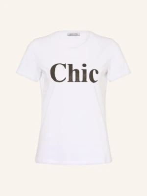 More & More Koszulka Z Kamieniami Ozdobnymi weiss