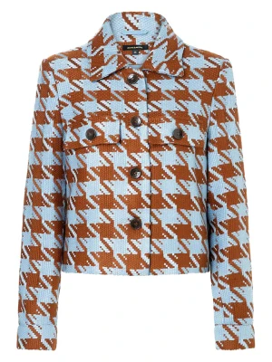 More & More Kurtka koszulowa w kolorze jasnobrązowo-błękitnym rozmiar: 40