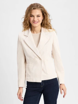 More & More Marynarka damska Kobiety Sztuczne włókno beżowy jednolity,