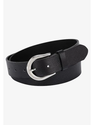 More & More Skórzany pasek w kolorze czarnym rozmiar: 80