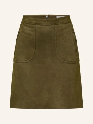 More & More Spódnica O Wyglądzie Skóry gruen