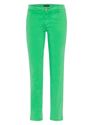 More & More Spodnie chino w kolorze zielonym rozmiar: 34