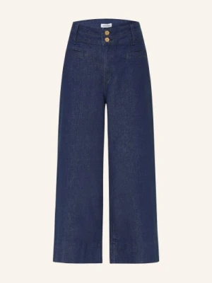 More & More Spodnie Jeansowe Typu Culotte blau