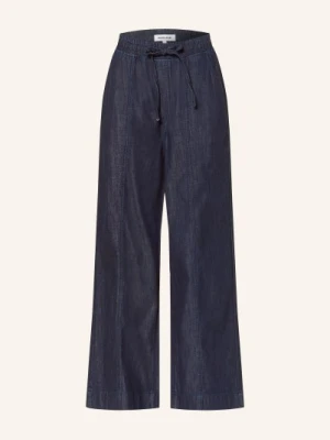 More & More Spodnie Jeansowe Typu Culotte blau