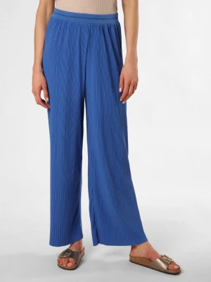 More & More Spodnie Kobiety Sztuczne włókno niebieski jednolity,