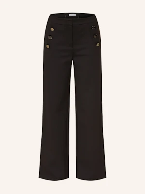 More & More Spodnie Marlena Z Dżerseju schwarz