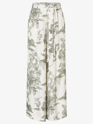 More & More Spodnie w kolorze kremowo-oliwkowym rozmiar: 38