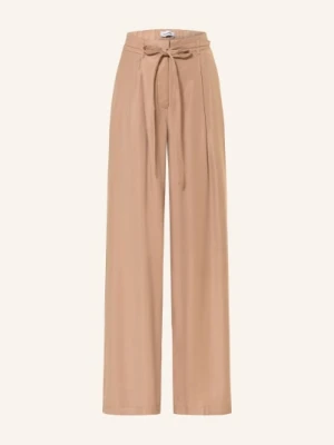 More & More Spodnie Z Materiału Typu Marlene braun