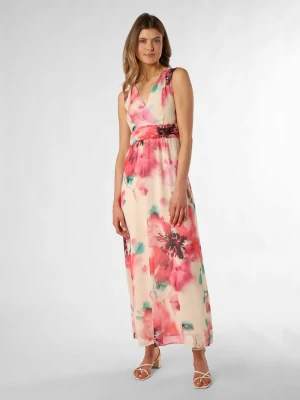More & More Sukienka damska Kobiety beżowy|wyrazisty róż wzorzysty,