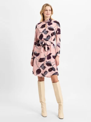 More & More Sukienka damska Kobiety wiskoza różowy|lila wzorzysty,