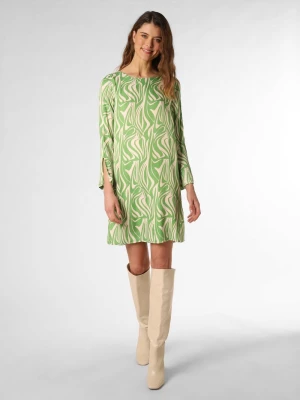 More & More Sukienka damska Kobiety wiskoza zielony wzorzysty,