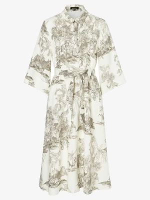 More & More Sukienka koszulowa w kolorze kremowo-oliwkowym rozmiar: 38