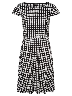 More & More Sukienka w kolorze czarno-białym rozmiar: 42