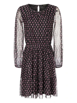 More & More Sukienka w kolorze czarno-fioletowym rozmiar: 34