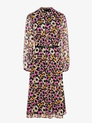 More & More Sukienka w kolorze czarno-pomarańczowo-różowym rozmiar: 38