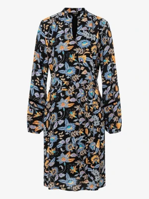 More & More Sukienka w kolorze czarno-pomarańczowym rozmiar: 42