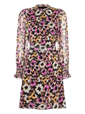 More & More Sukienka w kolorze czarno-różowo-żółtym rozmiar: 40