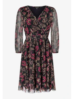 More & More Sukienka w kolorze czarno-różowym rozmiar: 46