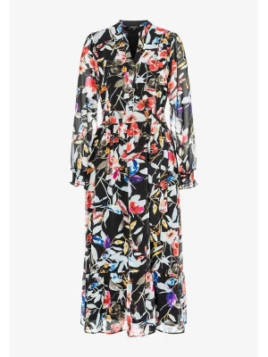 More & More Sukienka w kolorze czarnym ze wzorem rozmiar: 40