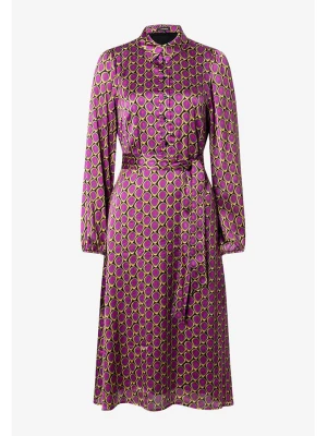 More & More Sukienka w kolorze złoto-czarno-fioletowym rozmiar: 40