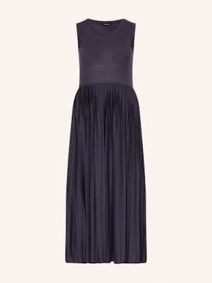 More & More Sukienka Z Dżerseju Z Plisami blau