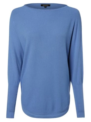More & More Sweter damski Kobiety drobna dzianina niebieski jednolity,