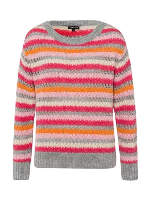 More & More Sweter w kolorze szaro-różowo-pomarańczowym rozmiar: 34