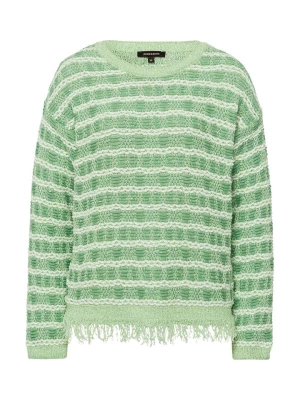 More & More Sweter w kolorze zielono-białym rozmiar: 36