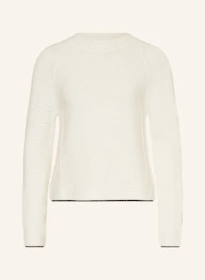 More & More Sweter Z Błyszczącą Przędzą weiss