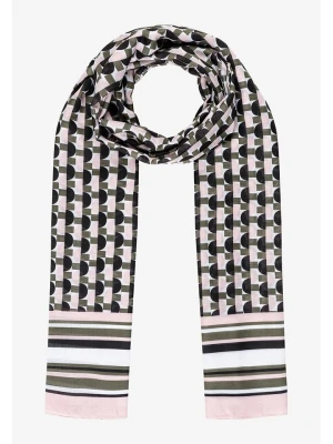 More & More Szal-koło w kolorze zielono-jasnoróżowo-czarnym rozmiar: onesize