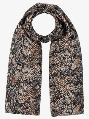 More & More Szal w kolorze czarno-brązowym rozmiar: onesize