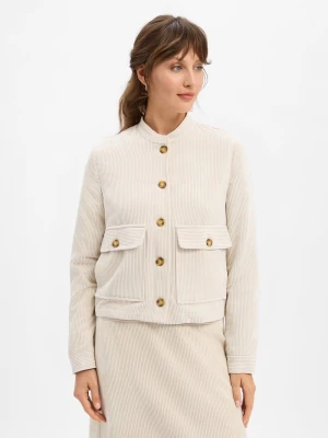 More & More Sztruksowa marynarka damska Kobiety beżowy jednolity,