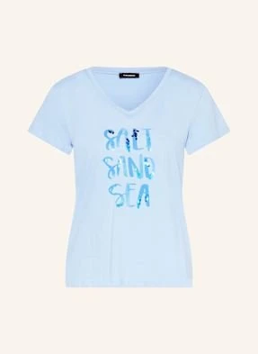 More & More T-Shirt Z Cekinami blau