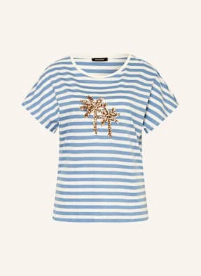 More & More T-Shirt Z Cekinami blau