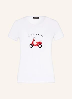 More & More T-Shirt Z Cekinami weiss