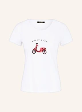 More & More T-Shirt Z Cekinami weiss