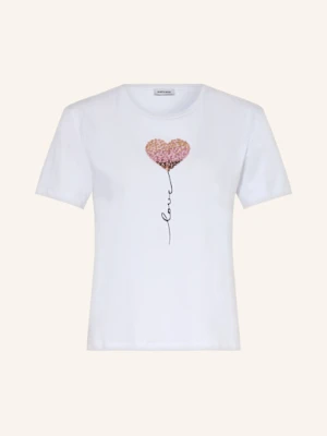 More & More T-Shirt Z Cekinami weiss
