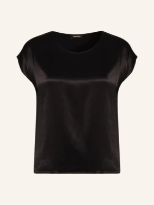 More & More T-Shirt Z Mieszanki Materiałów schwarz