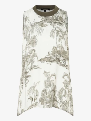 More & More Top w kolorze biało-oliwkowym rozmiar: 40