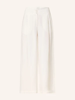 More Spodnie Marlena Z Dodatkiem Lnu weiss