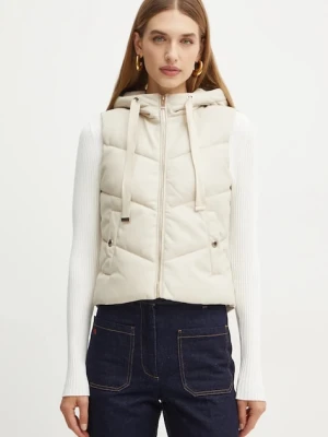 Morgan bezrękawnik GSOLO damski kolor beżowy zimowy GSOLO