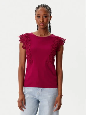 Morgan Bluzka 252-DFLOWER Czerwony Regular Fit