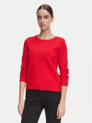 Morgan Bluzka 262-MKISSO Czerwony Slim Fit