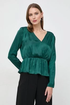 Morgan bluzka damska kolor zielony gładka