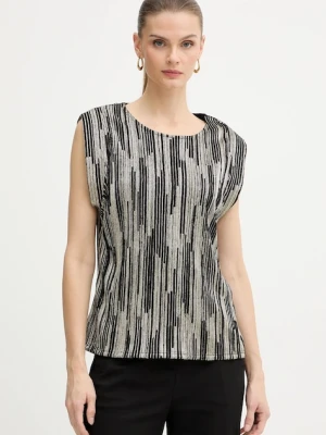 Morgan bluzka damska kolor złoty wzorzysta DIABO