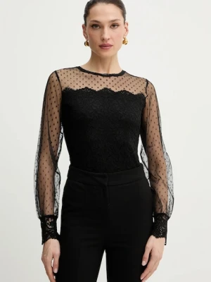 Morgan body damska kolor czarny gładka TAIEN