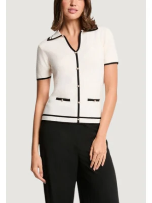 Morgan De Toi Kardigan 261-MTOIRI Beżowy To Fit