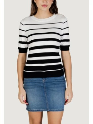 Morgan De Toi Sweter 261-MLOL Biały Casual Fit