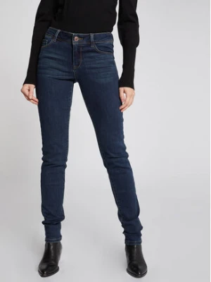 Morgan Jeansy 201-POM.P Granatowy Slim Fit