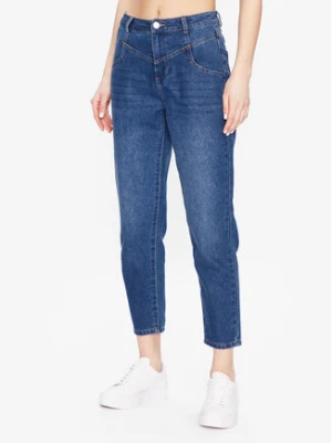Morgan Jeansy 231-PFOLK Granatowy Straight Fit